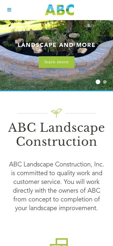 ABC Landscape Construction on mobile