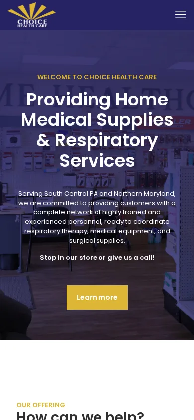 Choice Health Care on mobile