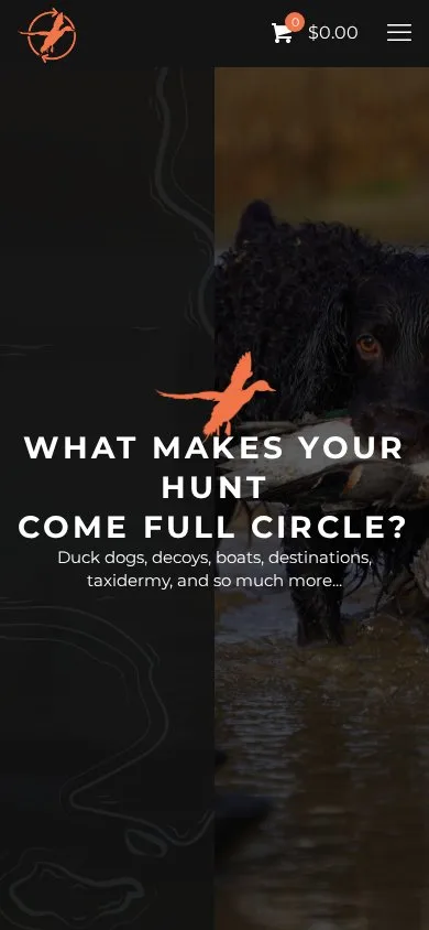 Full Circle Waterfowl on mobile