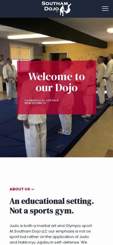 Southam Dojo on mobile