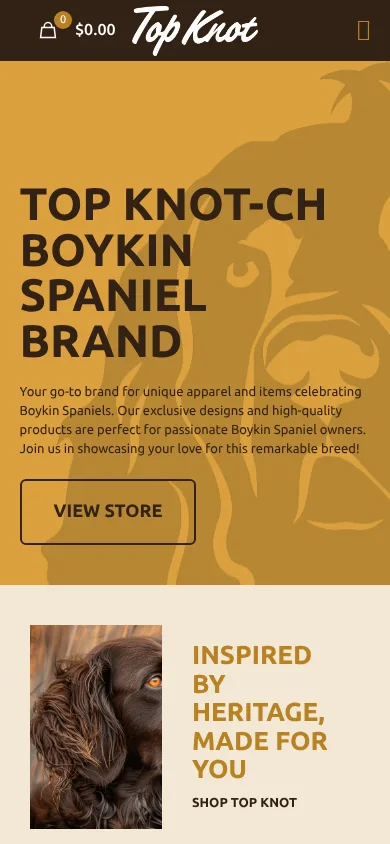 Top Knot Company on mobile